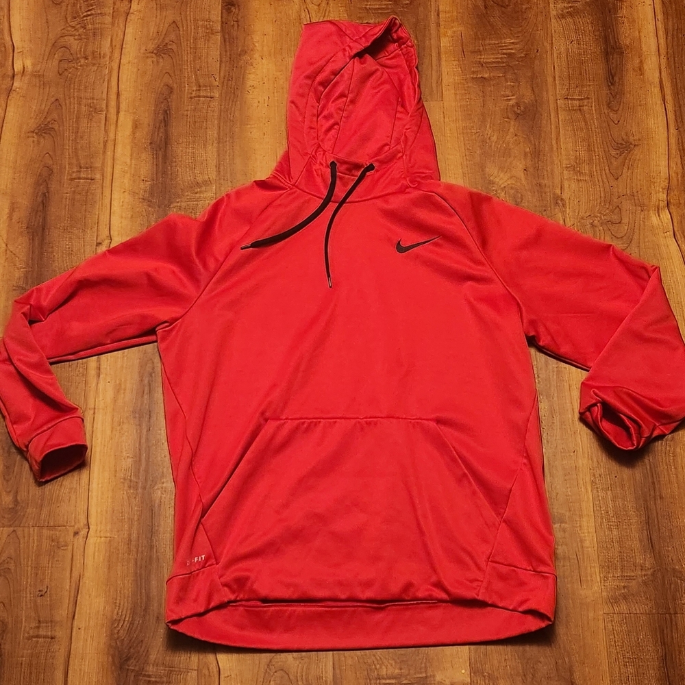 Nike all red size XL in men's Dri Fit hoodie